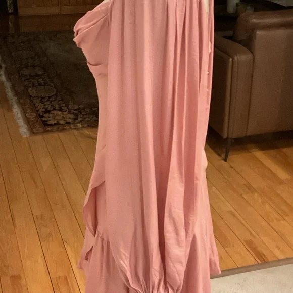 saints + secrets Rose Long Sleeve Ruffle-Hem Dress - Picture 5 of 12